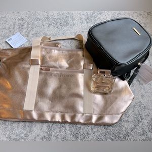 Jennifer Lopez Promise Perfume 3.4 Fl Oz w/gift set weekender bag and backpack